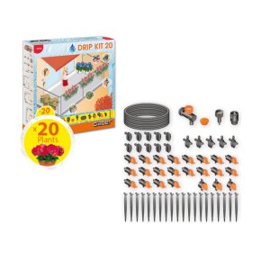 Kit Micro Irrigazione a Goccia 20 Gocciolatori Automatico Gocciolante Innaffiare