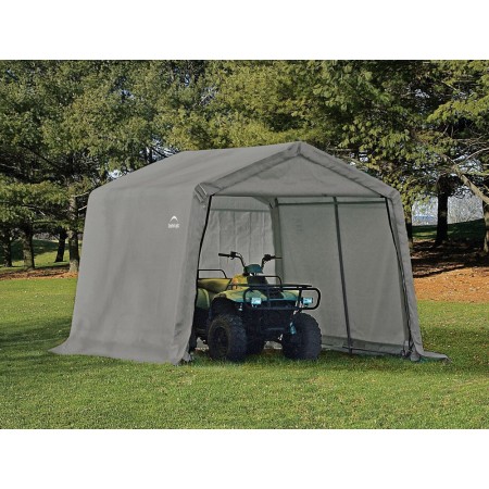 Gazebo Capanno in PVC Gazebo Ricovero per Attrezzi da Giardino Box Capannone