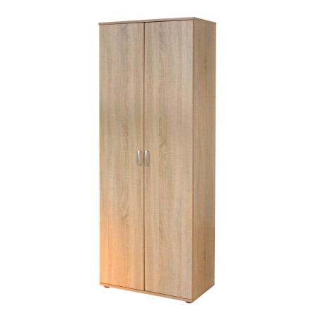 Mobile 2 Ante Rovere con Ripiani Scarpiera Armadio Ufficio Multiuso Camera Letto