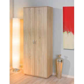 Mobile 2 Ante Rovere con Ripiani Scarpiera Armadio Ufficio Multiuso Camera Letto 2