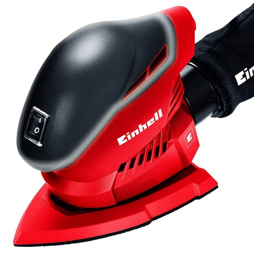Einhell Levigatrice Angolare Palmare Mouse con Aspiratore Triangolare per Legno