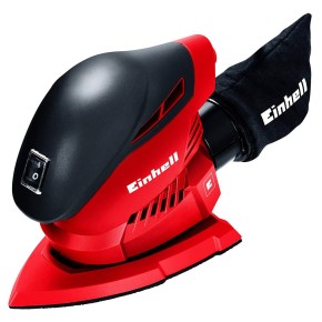 Einhell Levigatrice Angolare Palmare Mouse con Aspiratore Triangolare per Legno