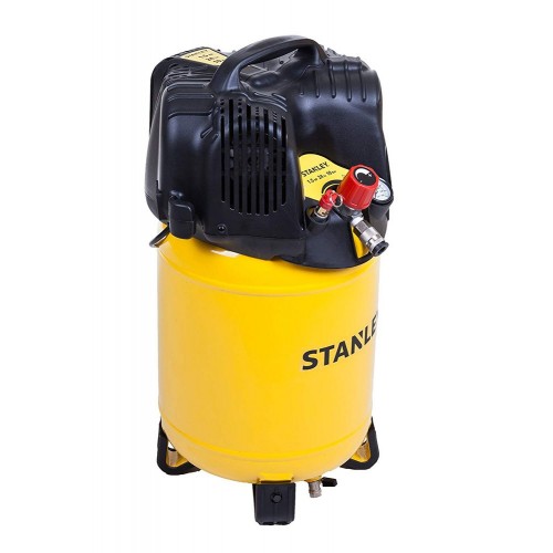 Compressore Aria Stanley 24 Lt Litri Verticale Compatto Elettrico Ruote Valvola
