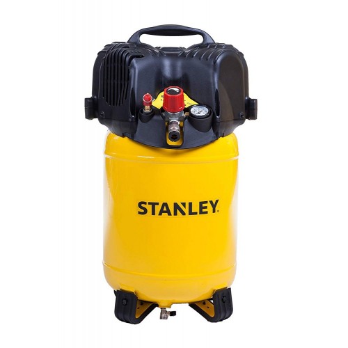 Compressore Aria Stanley 24 Lt Litri Verticale Compatto Elettrico Ruote Valvola