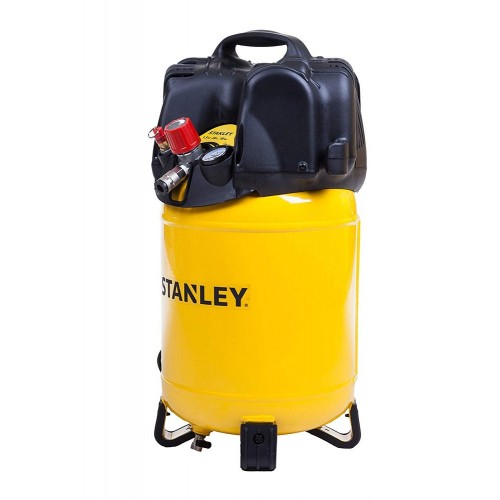 Compressore Aria Stanley 24 Lt Litri Verticale Compatto Elettrico Ruote Valvola