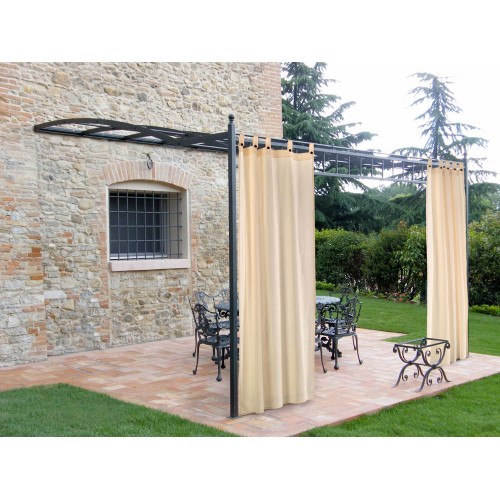 Tenda a Bretella per Gazebo Pergola Arredamento Paravento Telo Parasole Esterno