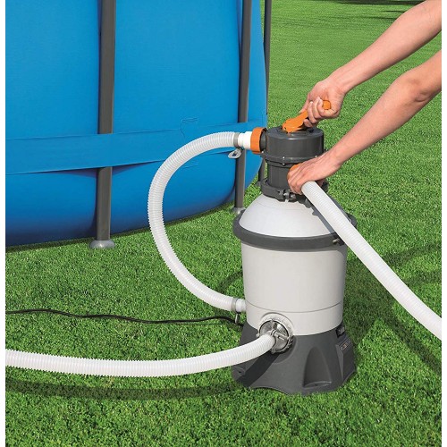 Bestway Pompa 2271Lt/h Piscina Filtro a Sabbia Flowclear Filtraggio Depuratore