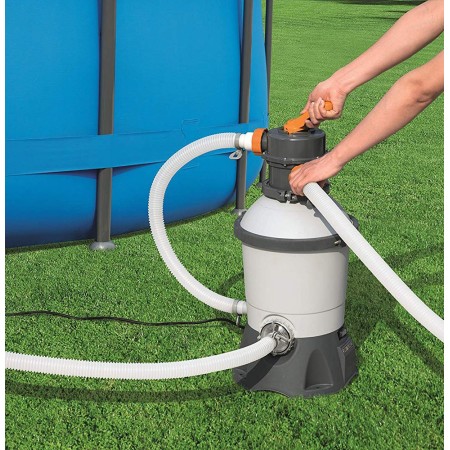 Bestway Pompa 2271Lt/h Piscina Filtro a Sabbia Flowclear Filtraggio Depuratore