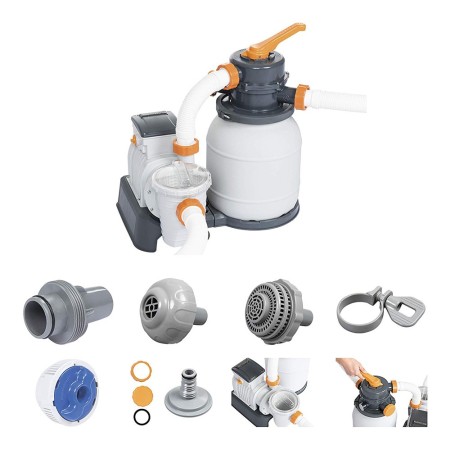Pompa Filtro a Sabbia 5.678 l/h per Piscina Fuoriterra Bestway Depuratore Acqua