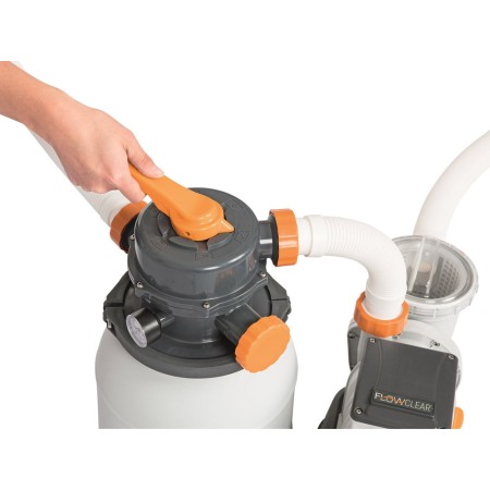 Pompa Filtro a Sabbia 5.678 l/h per Piscina Fuoriterra Bestway Depuratore Acqua