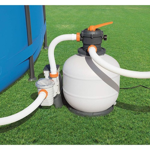 Pompa Filtro per Piscine Esterne a Sabbia Filtraggio 6813 Litri Acqua Bestway