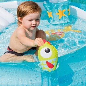 Piscina con Scivolo Alligatore per Bambini Intex Gonfiabile Gioco da Giardino 2