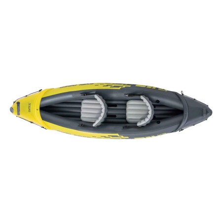Canoa Gonfiabile 2 posti 180 kg 2 Remi da Campeggio Intex Pesca Accessori Mare 