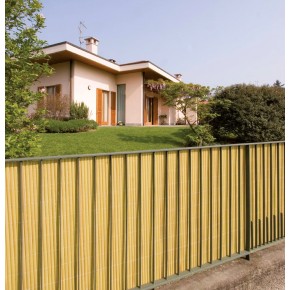 2 Arella Doppia in Bamboo PVC Recinzione 3x2 Ombreggiante Beige Plastica Bambù 2