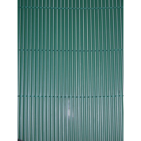 2 Arella Doppia in Bamboo PVC Recinzione 3x1.5 Ombreggiante Verde Beige Plastica