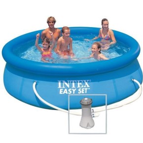 Piscina Rotonda Intex 366x76 Fuoriterra Autoportante Pompa Filtro a Cartuccia