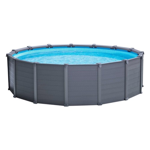 Piscina Fuori Terra Da Esterno 478x124 Intex Acciaio Filtro Giardino Rotonda 