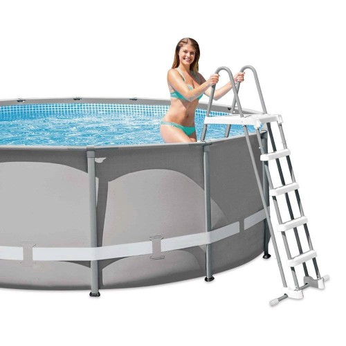 Intex Scaletta 4 Gradini 132 Scala per Piscina di Sicurezza Fuoriterra Accessori