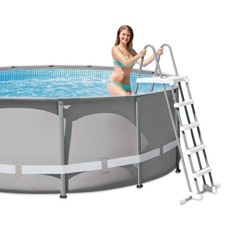 Intex Scaletta 4 Gradini 132 Scala per Piscina di Sicurezza Fuoriterra Accessori
