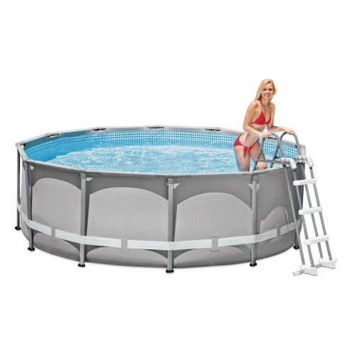 Intex Scaletta 4 Gradini 107 Piscina Scala Sicurezza Fuoriterra Bambini Giardino