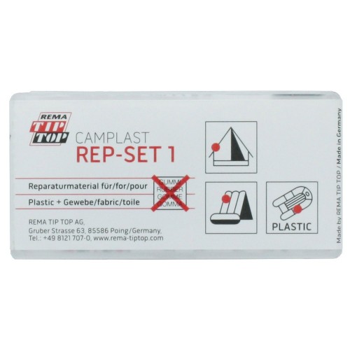 Kit Tip Top Riparazione Gommoni Tende Plastica Gonfiabili Foratura con Cemento