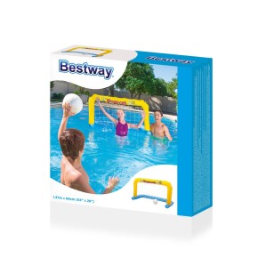 Porta Galleggiante Water con palla 137x66 Gonfiabile Mare Piscina Giochi Bambini 2