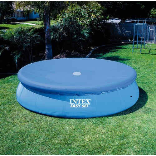Telo Copri Piscina Rotonda 366 Gonfiabile Copertura Protezione Intex da Esterno