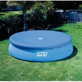 Protezione Telo Piscina Gonfiabile Rotonda 457 cm Copertura Copripiscina Intex