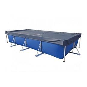 Telo per Piscina Frame 460x226 Rettangolare Polietilene Intex Copertura Esterno
