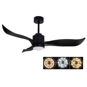 Ventilatore da Soffitto con Luce LED Lampada Lampadario Elettrico Telecomando