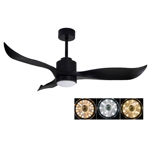 Ventilatore da Soffitto con Luce LED Lampada Lampadario Elettrico Telecomando