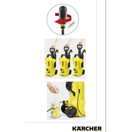 Idropulitrice Karcher Professionale Acqua Fredda Accessori Pistola Lancia Tubo