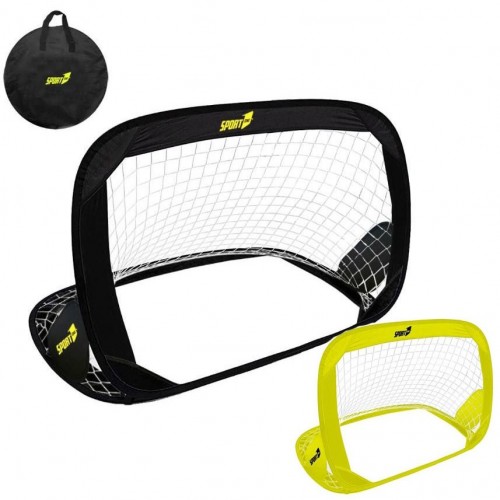 Mini Porta da Calcio Pop Up Pieghevole Rete 4 Piccchetti Calcetto per Bambini