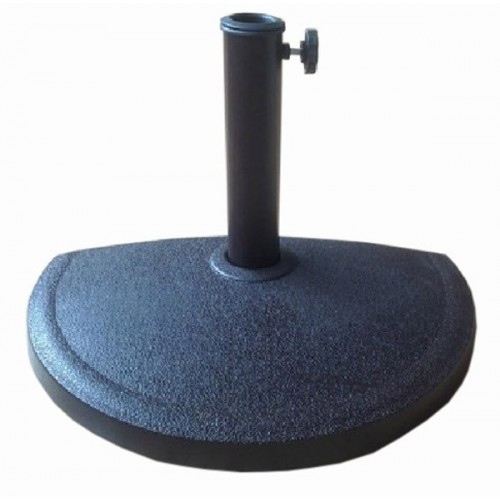 Base per Ombrellone da Muro a Parete Resina con Palo 36 48 mm Giardino Balcone