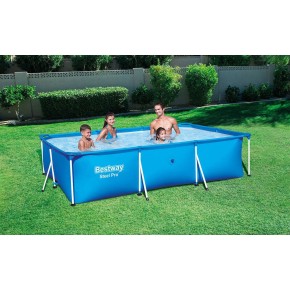 Piscina Frame per Bambini Bestway Rettangolare 300x201x66 Senza Pompa Filtro 2