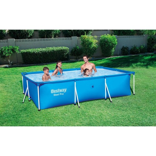 Piscina Frame per Bambini Bestway Rettangolare 300x201x66 Senza Pompa Filtro