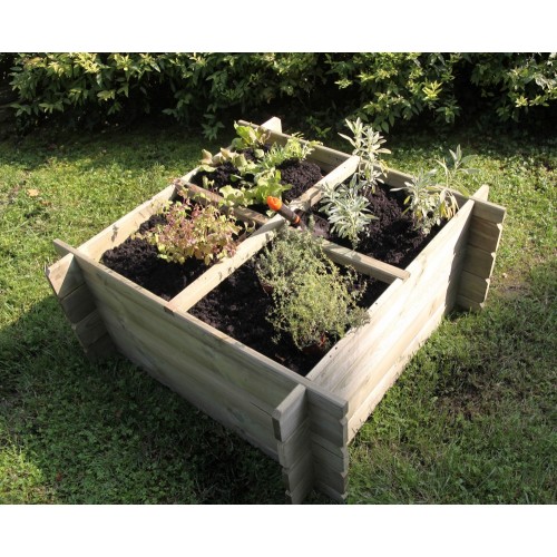 Orto Urbano da Appoggio Balcone Giardino Rialzato Pensile Vaso in Legno Fioriera