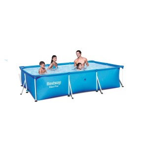 Piscina Frame per Bambini Bestway Rettangolare 300x201x66 Senza Pompa Filtro