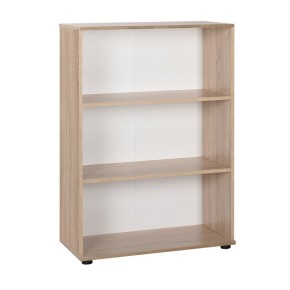 Kit Mobile Libreria 3 Ripiani Rovere Bassa a Giorno Soggiorno Scaffale Bambini 2