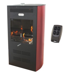 Stufa Ventilata a Bioetanolo Elegance 100m3 Camino Biostufa da Terra Pavimento