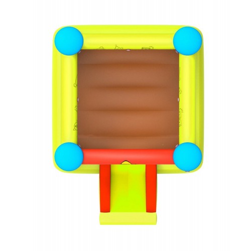 Gonfiabile per Bambini Interattivo Musica con Scivolo Gioco Castello Gonfiatore