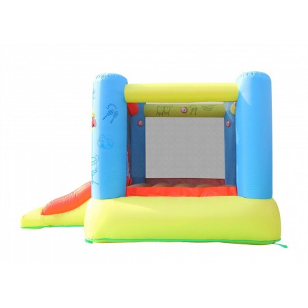 Gonfiabile per Bambini Interattivo Musica con Scivolo Gioco Castello Gonfiatore