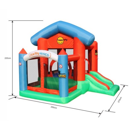 Castello Gonfiabile Musica House Scivolo per Bambini Vasca Palline Saltarello