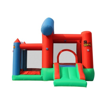 Castello Gonfiabile Musica House Scivolo per Bambini Vasca Palline Saltarello