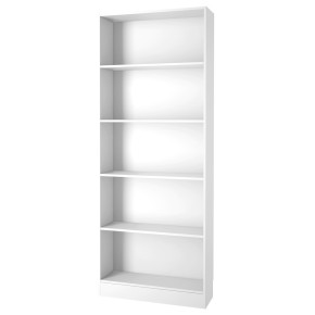 Mobile Libreria 80 Bianca Alta 4 Ripiani Legno Moderna Cameretta Design Studio