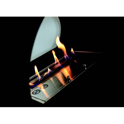 Biocamino Camino a Bioetanolo Nero da Soffitto 2 kw Bifacciale Bruciatore 1.5 lt