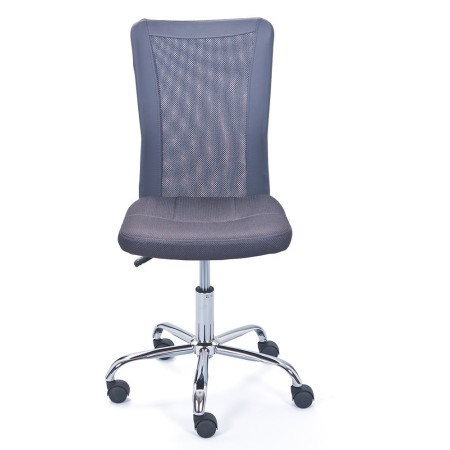 Sedia Poltrona Ufficio Ruote Scrivania Girevole Arredo Camera Grigio Cameretta
