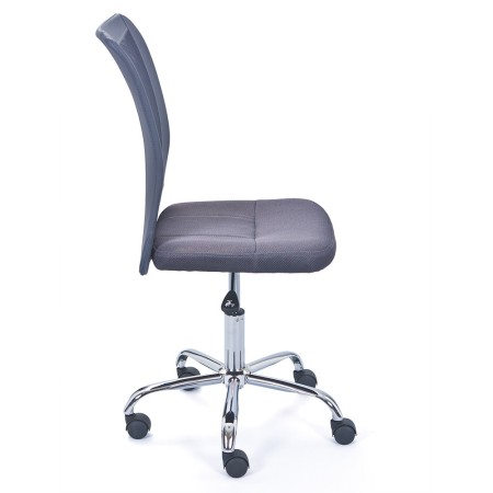 Sedia Poltrona Ufficio Ruote Scrivania Girevole Arredo Camera Grigio Cameretta