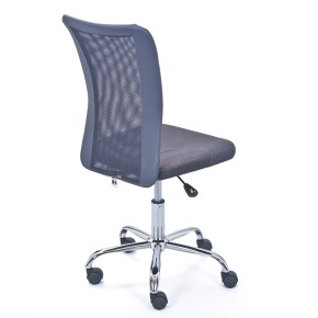 Sedia Poltrona Ufficio Ruote Scrivania Girevole Arredo Camera Grigio Cameretta 2