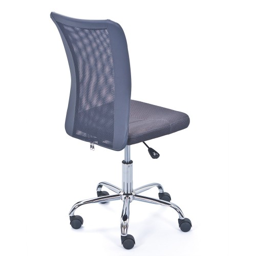Sedia Poltrona Ufficio Ruote Scrivania Girevole Arredo Camera Grigio Cameretta